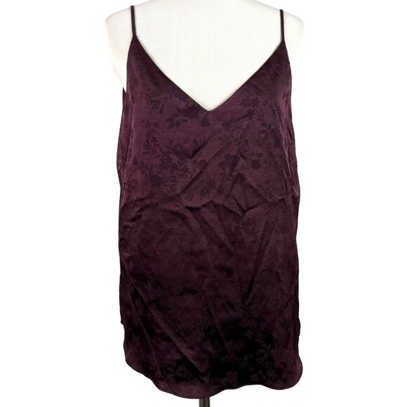 🟣🟣🟣 CALVIN KLEIN Women's Size Extra Small Adjustable Strap Sleeveless Floral - Picture 1 of 9